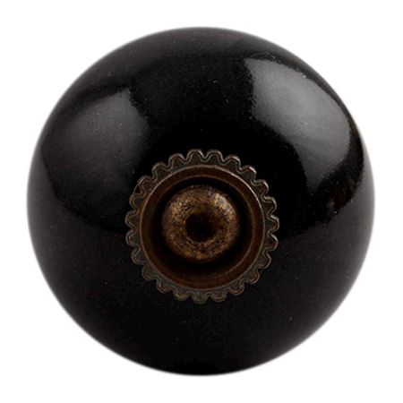 Black Antique Ceramic Cabinet  Knob